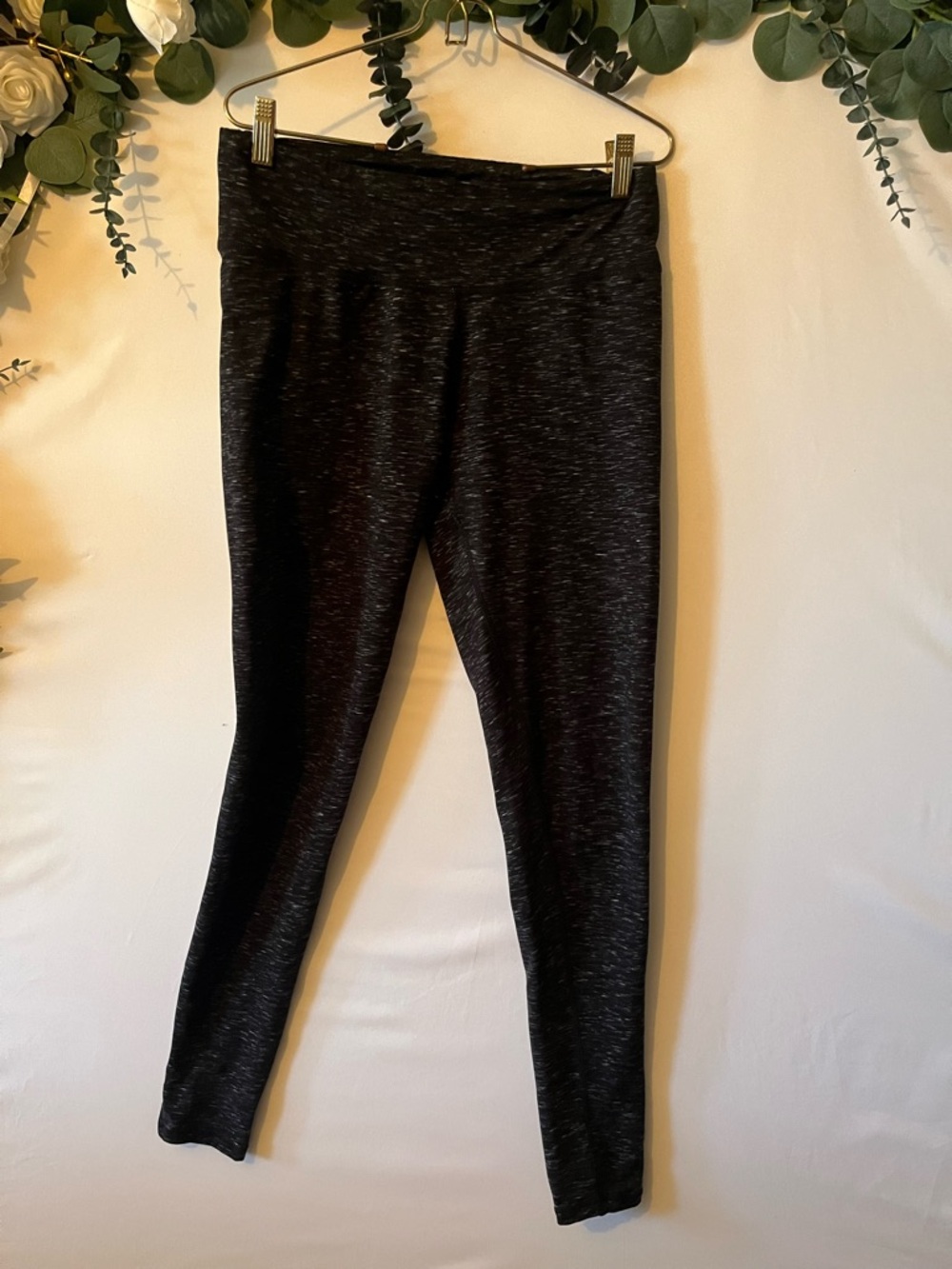 Black Heather Active Leggings